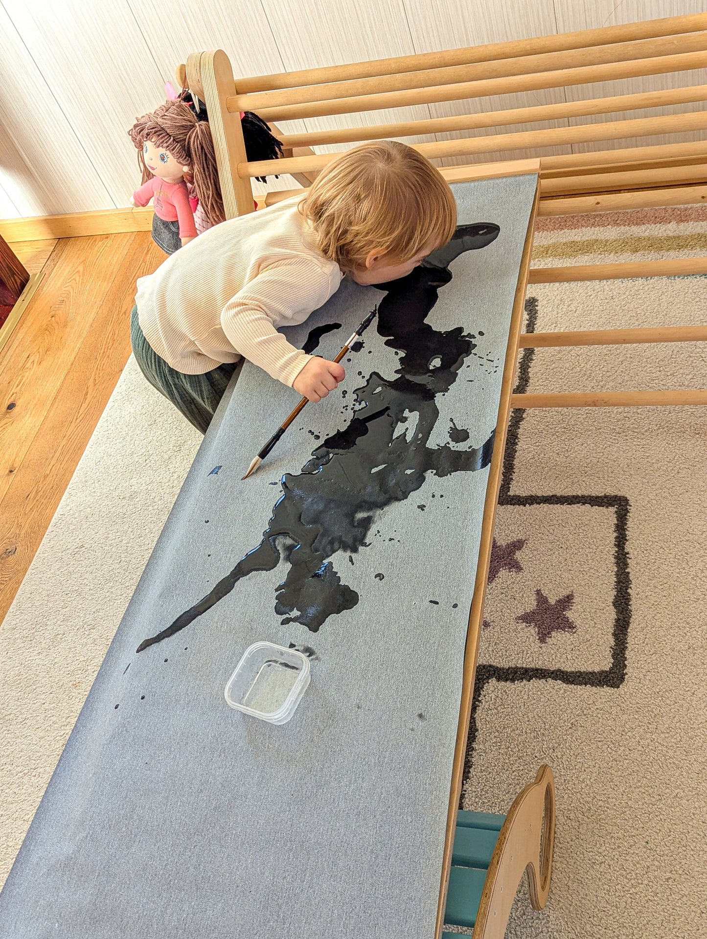 Wiederverwendbares Wassermaltuch + Pinsel