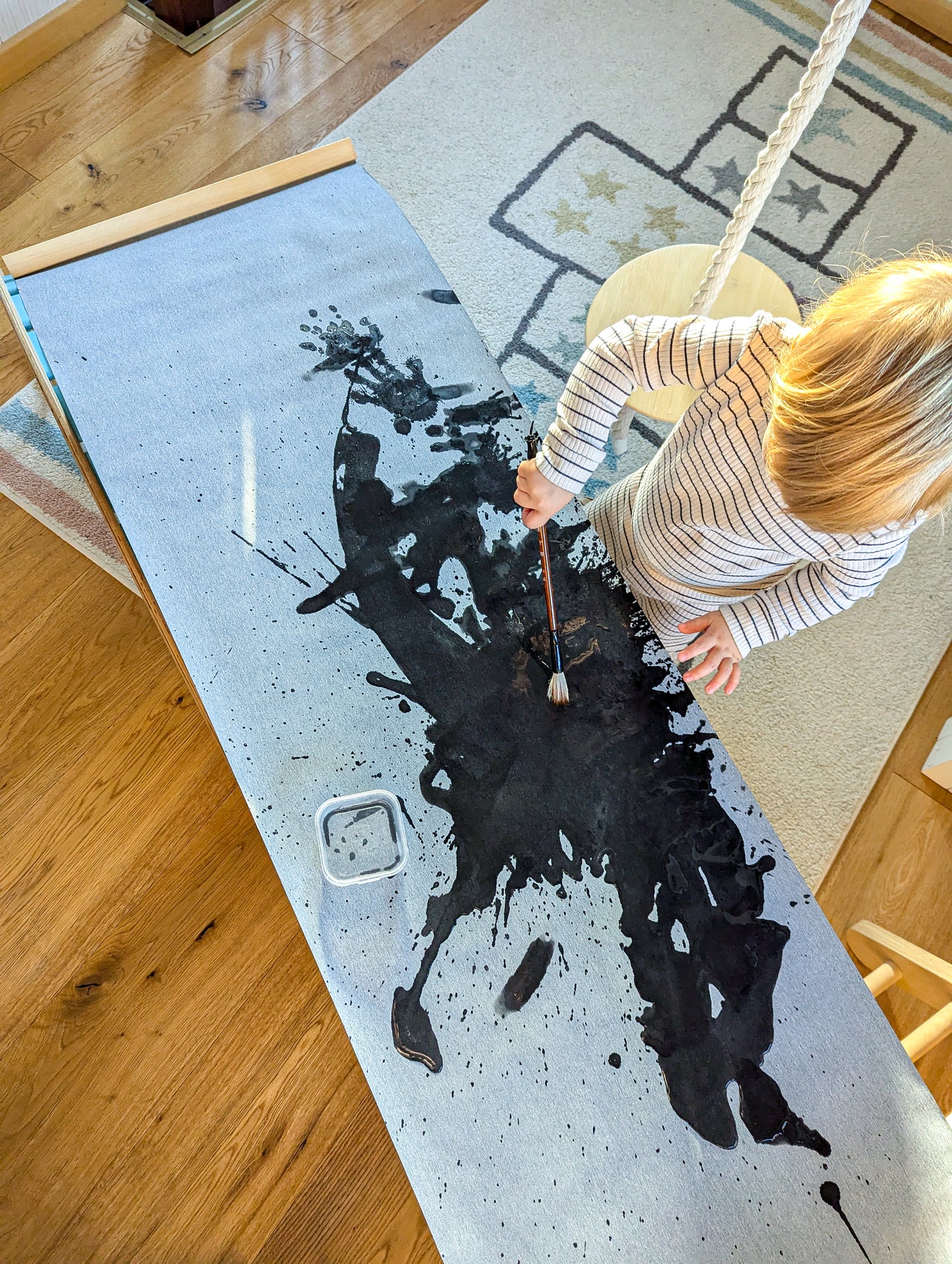 Wiederverwendbares Wassermaltuch + Pinsel
