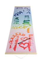 Wiederverwendbares Regenbogen Wassermaltuch + Wasserbecher & Pinsel gratis dazu!